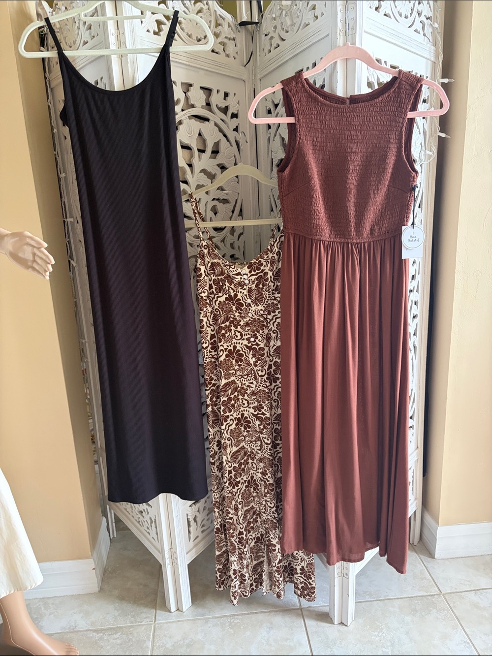 Bundle of 3 New XS Sleeveless Maxi Dresses